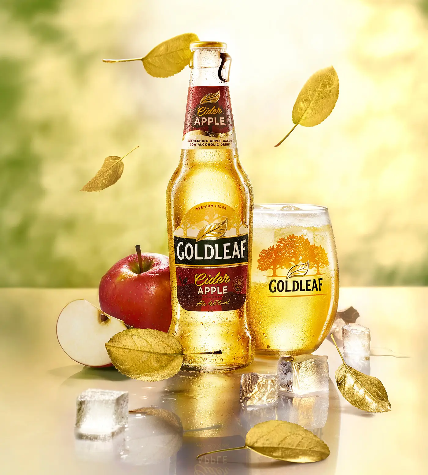 goldleaf cider apple advertising